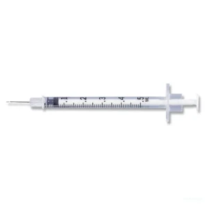 BD Tuberculin Syringe with Permanently Attached Needle