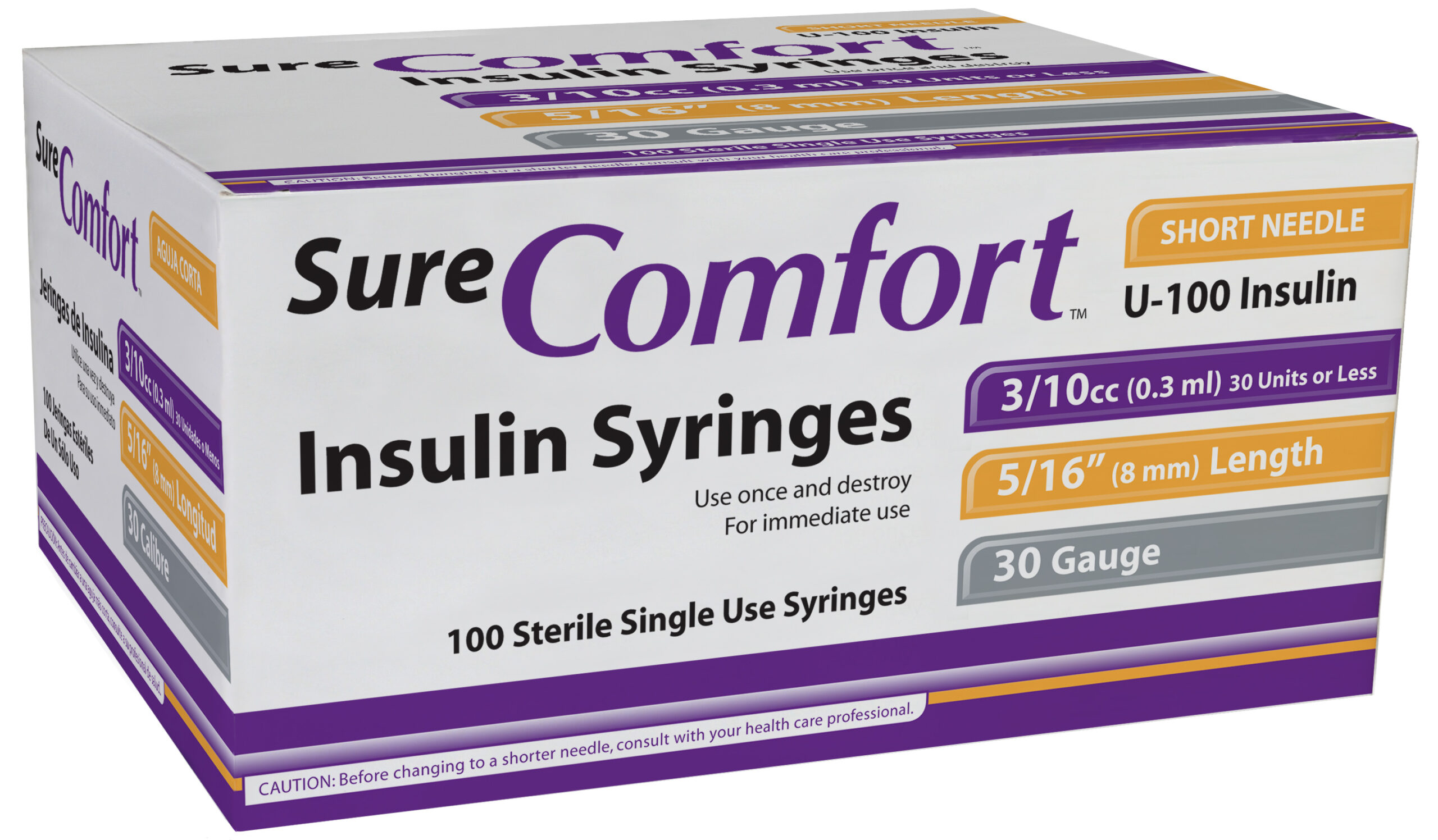 Allison Medical Sure Comfort Insulin Syringe