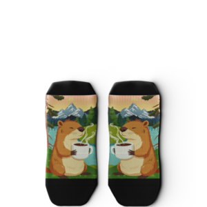Beaver Buzz Athletic Ankle Socks