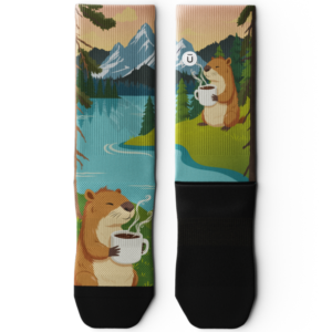 Beaver Buzz Athletic Crew Socks