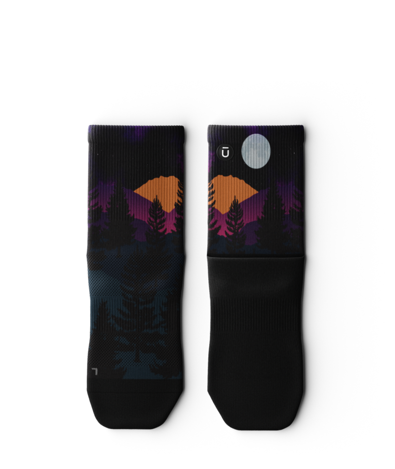 Bright Lights Athletic Quarter Socks