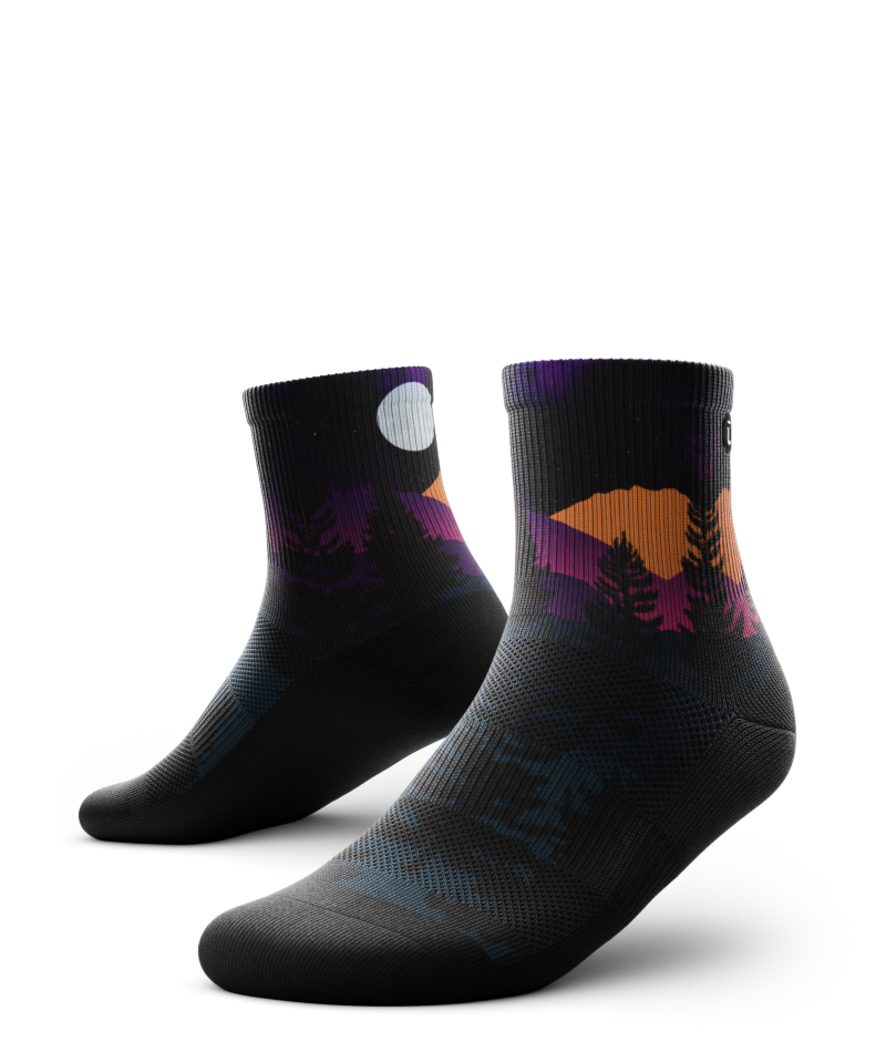 Bright Lights Athletic Quarter Socks - Image 2