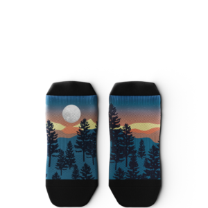 Bright Night Athletic Ankle Socks