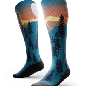 Bright Night Knee-High Compression Socks