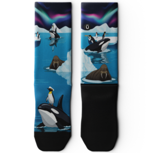 Captain Cold Feet Athletic Crew Socks
