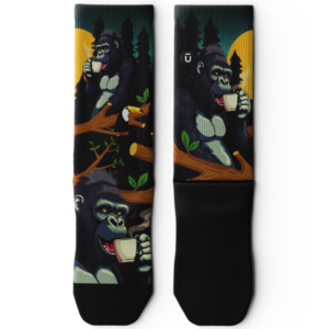 Coffee is Life Athletic Crew Socks