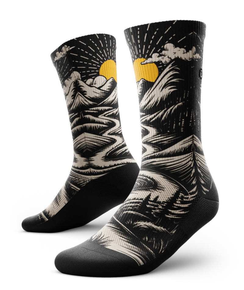 Contrast Valley Athletic Crew Socks - Image 2