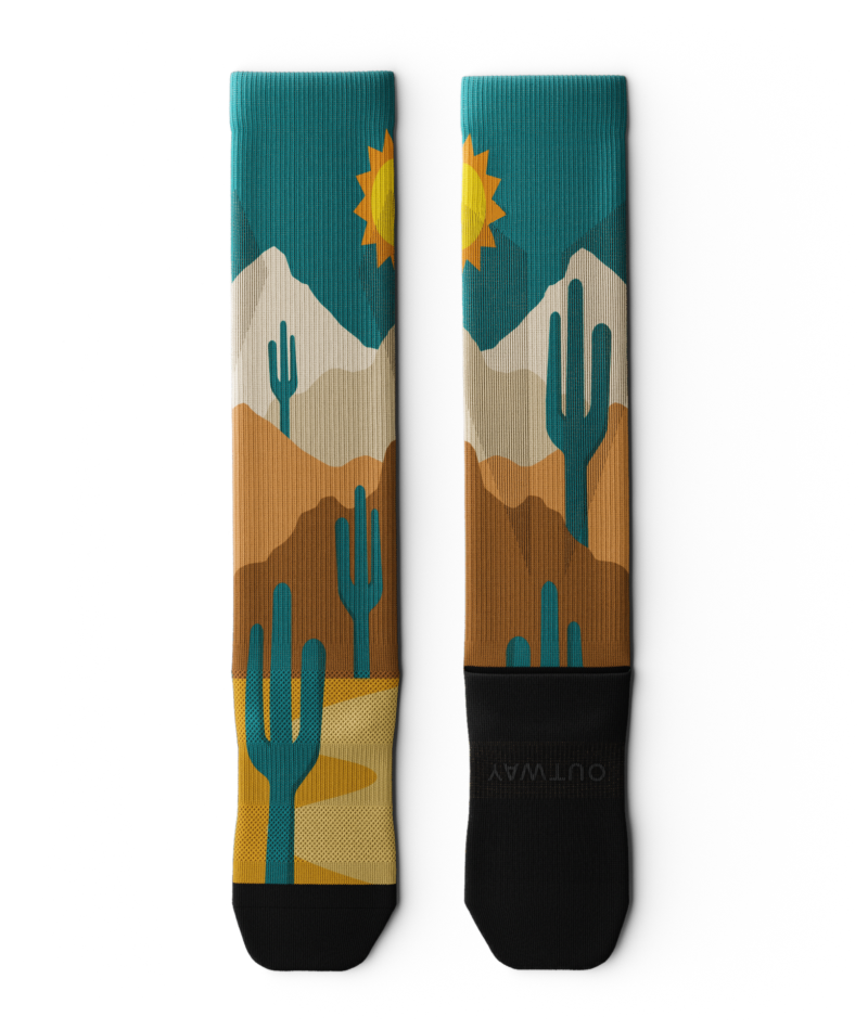 Deserted Knee-High Compression Socks - Image 5