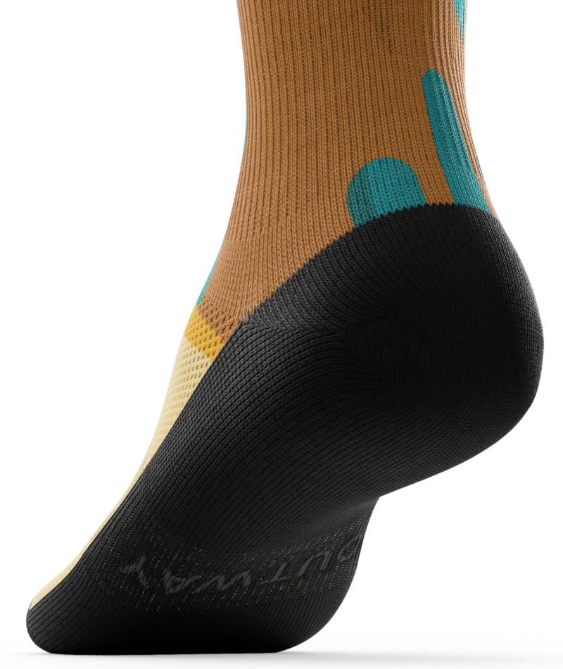 Deserted Knee-High Compression Socks