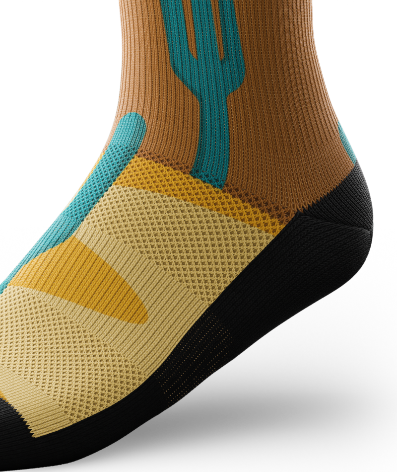Deserted Knee-High Compression Socks - Image 2