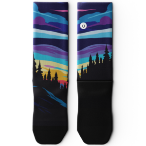 Dream Sky Athletic Crew Socks