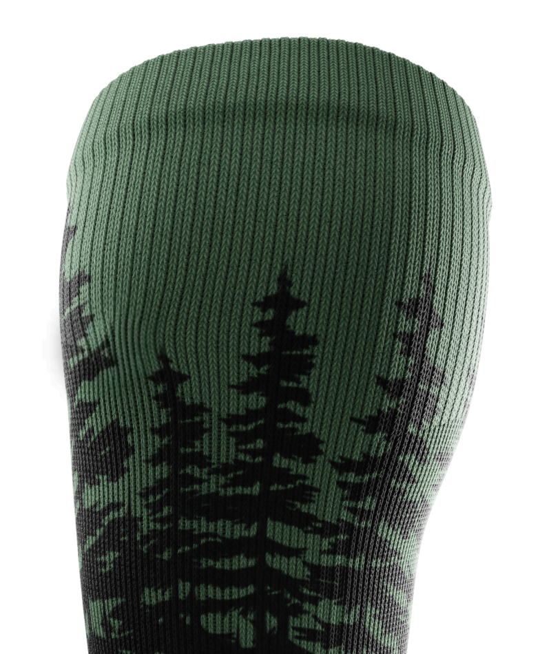 Fir Knee-High Compression Socks