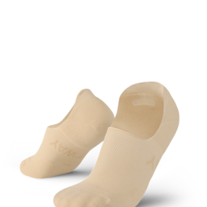 Flagship No Show Beige Athletic Ankle Socks