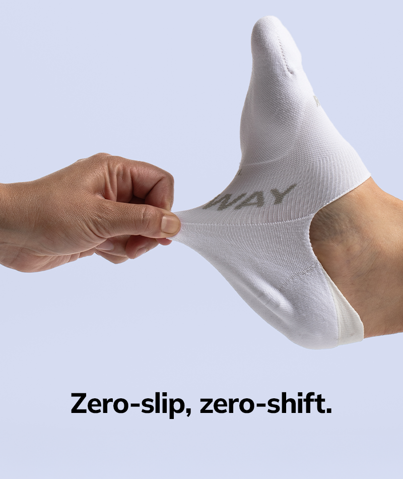Flagship No Show White Athletic Ankle Socks - Image 3