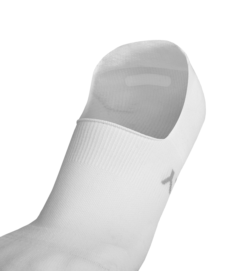 Flagship No Show White Athletic Ankle Socks - Image 7