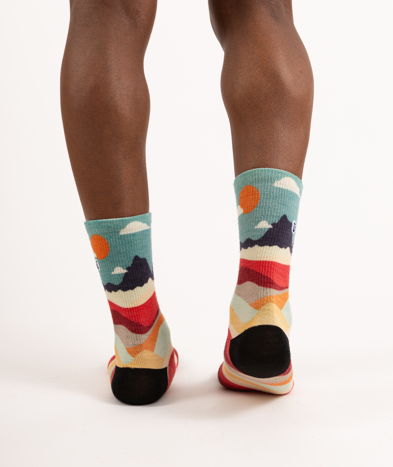 Head In The Clouds Merino Lite Athletic Crew Socks - Image 7
