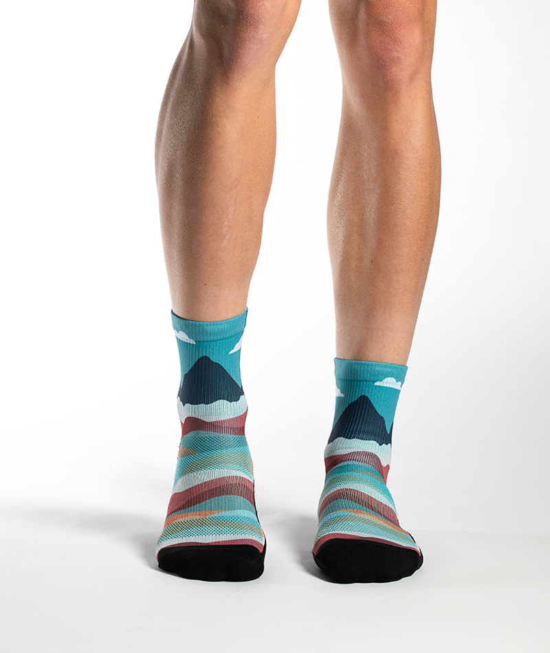 Head In The Clouds Athletic Quarter Socks - Image 3