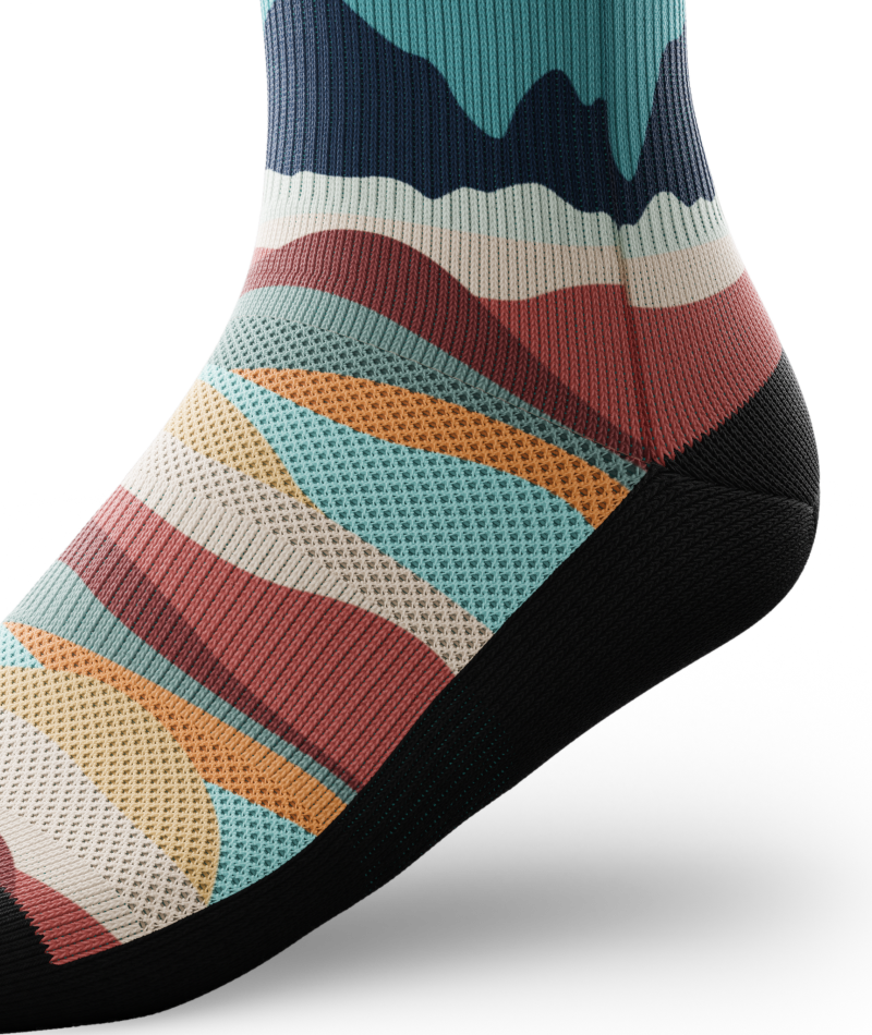 Head In The Clouds Athletic Quarter Socks - Image 5