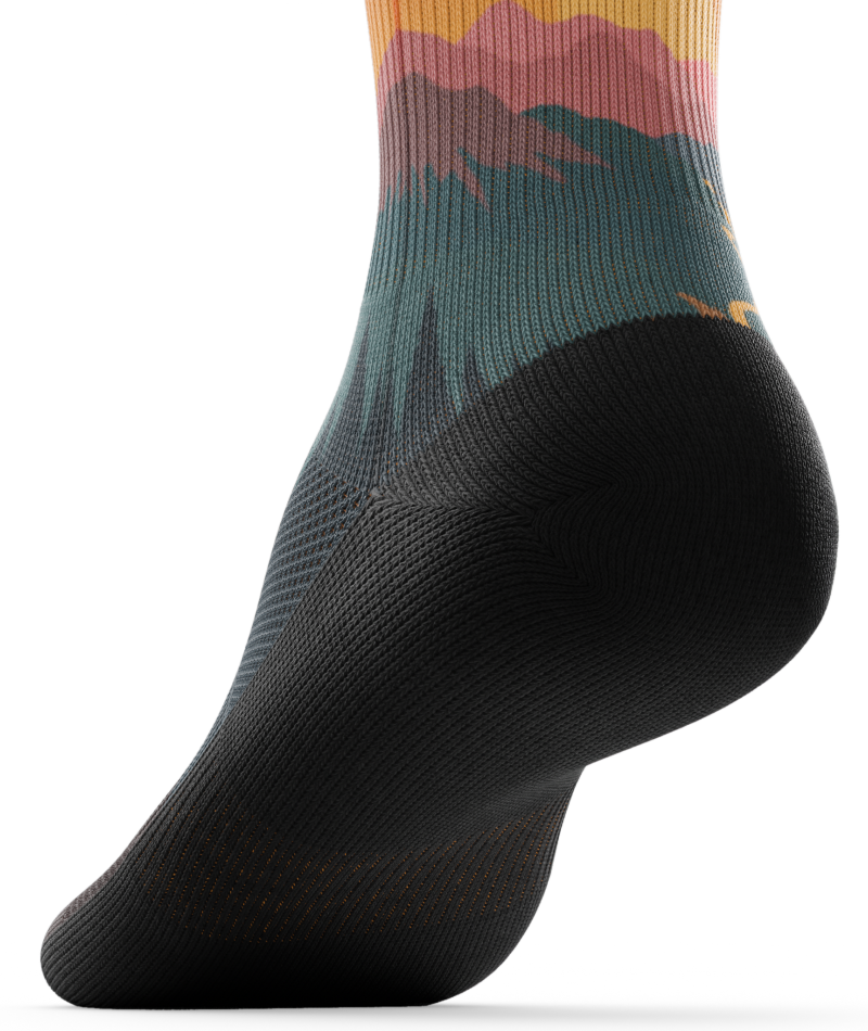 Into the Dusk Athletic Quarter Socks - Image 3