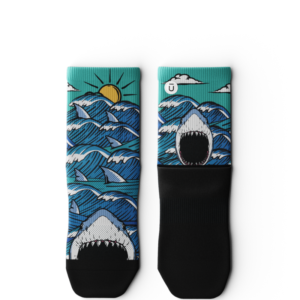 Jaws Athletic Quarter Socks