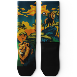 King of the Jungle Athletic Crew Socks