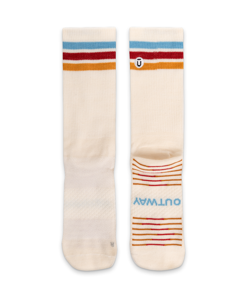 Merino Lite Moonstone Athletic Crew Socks - Image 2