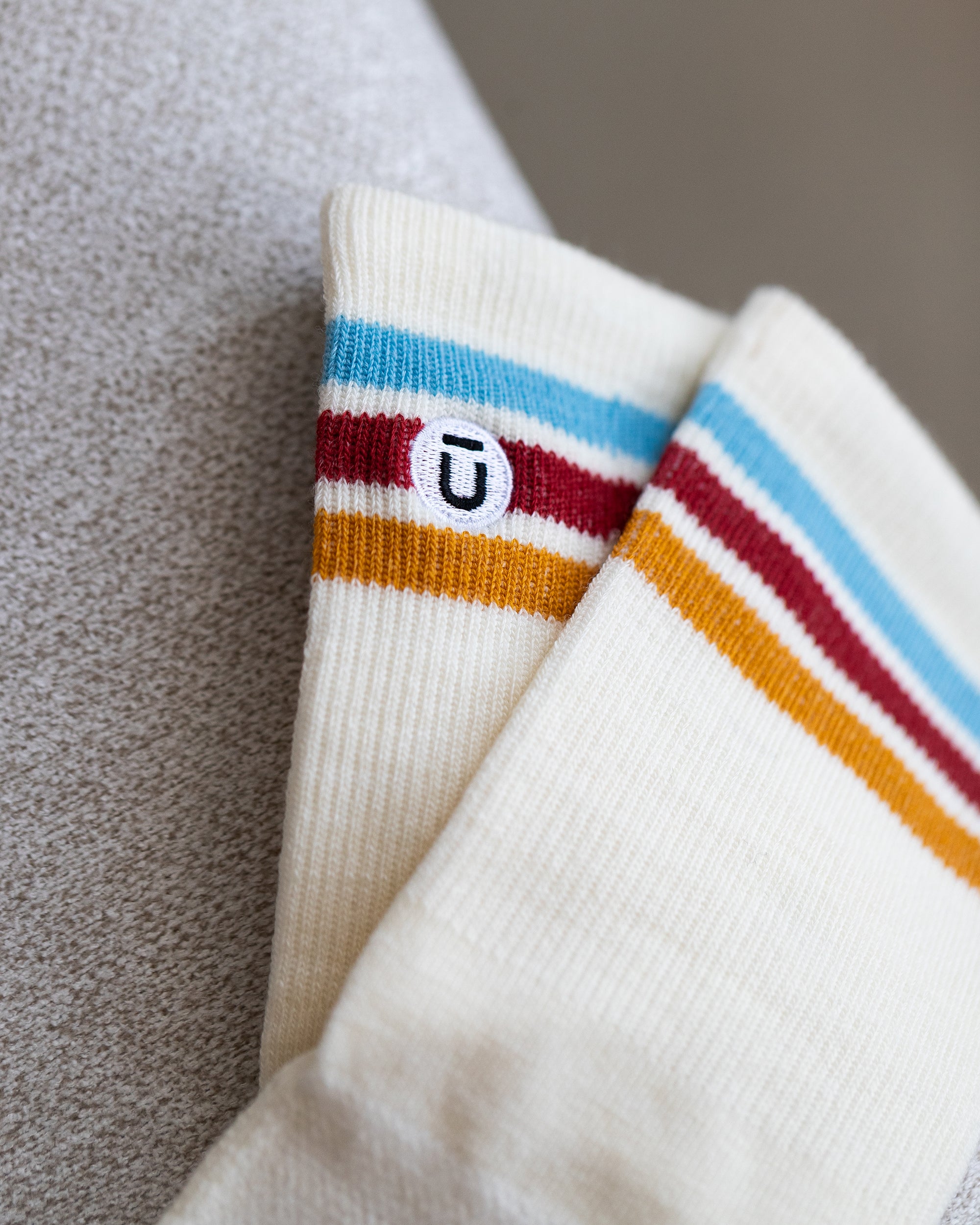 Merino Lite Moonstone Athletic Crew Socks - Image 5