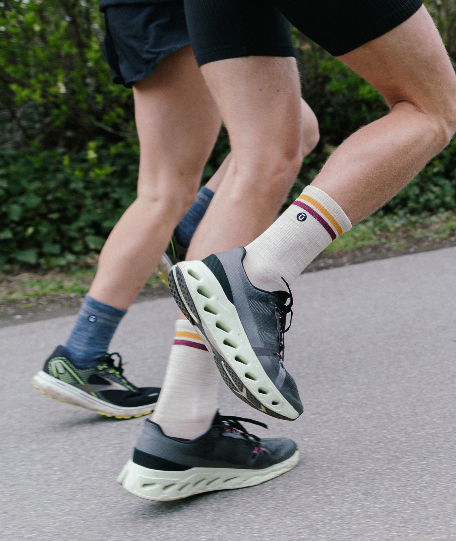 Merino Lite Sand Athletic Crew Socks - Image 7