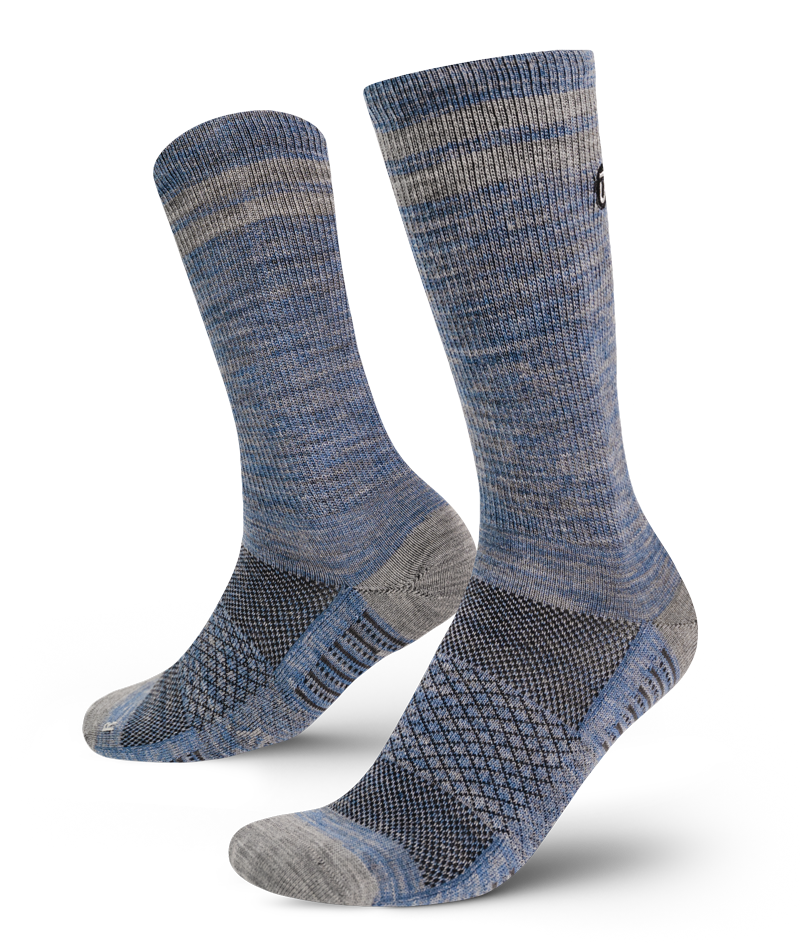 Merino Lite Sky Athletic Crew Socks