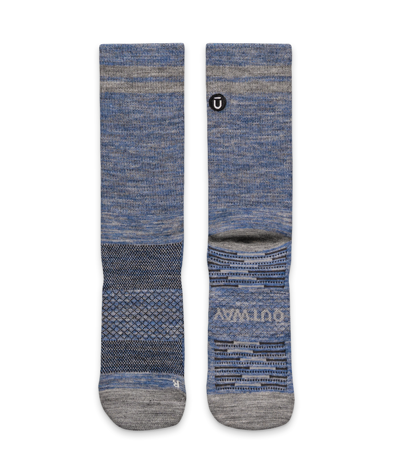 Merino Lite Sky Athletic Crew Socks - Image 2