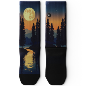 Moonlight Drift Athletic Crew Socks