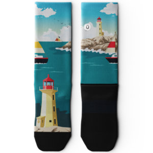 Peggy's Cove Athletic Crew Socks