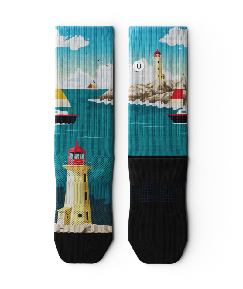 Peggy's Cove Athletic Crew Socks