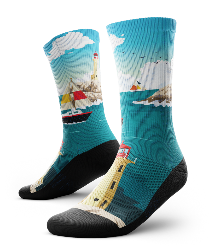 Peggy's Cove Athletic Crew Socks - Image 2