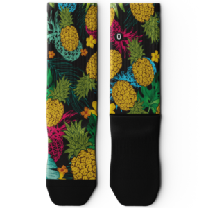 Pineapple Punch Athletic Crew Socks