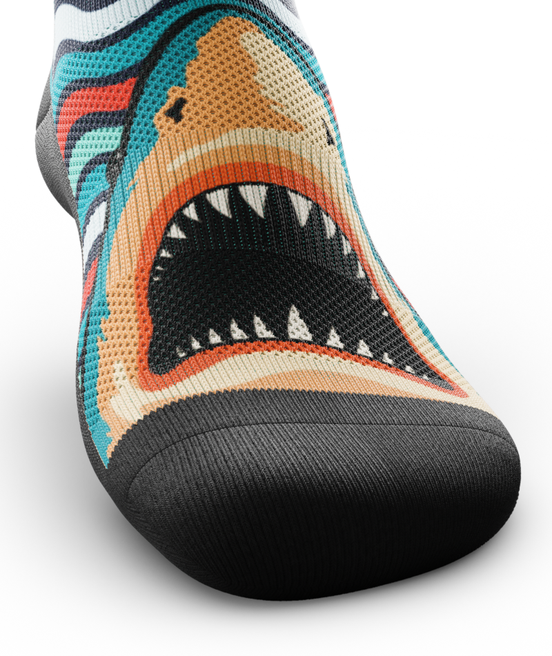 Retro Jaws Athletic Crew Socks - Image 4