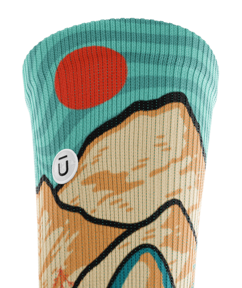 Retro Jaws Athletic Crew Socks - Image 6