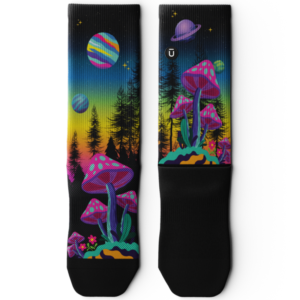 Shiitake Shenanigans Athletic Crew Socks