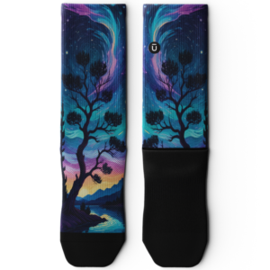 Star Gazer Athletic Crew Socks