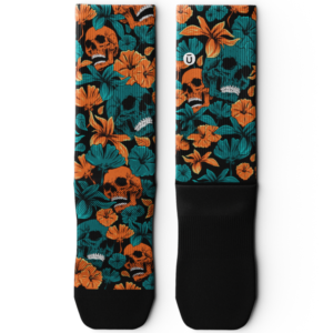 Summer Skeletor Athletic Crew Socks