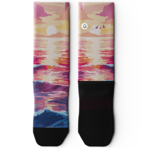 Sunkissed Waves Athletic Crew Socks