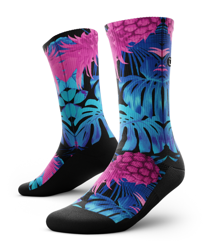 Tropic Like It's Hot Athletic Crew Socks - Image 2
