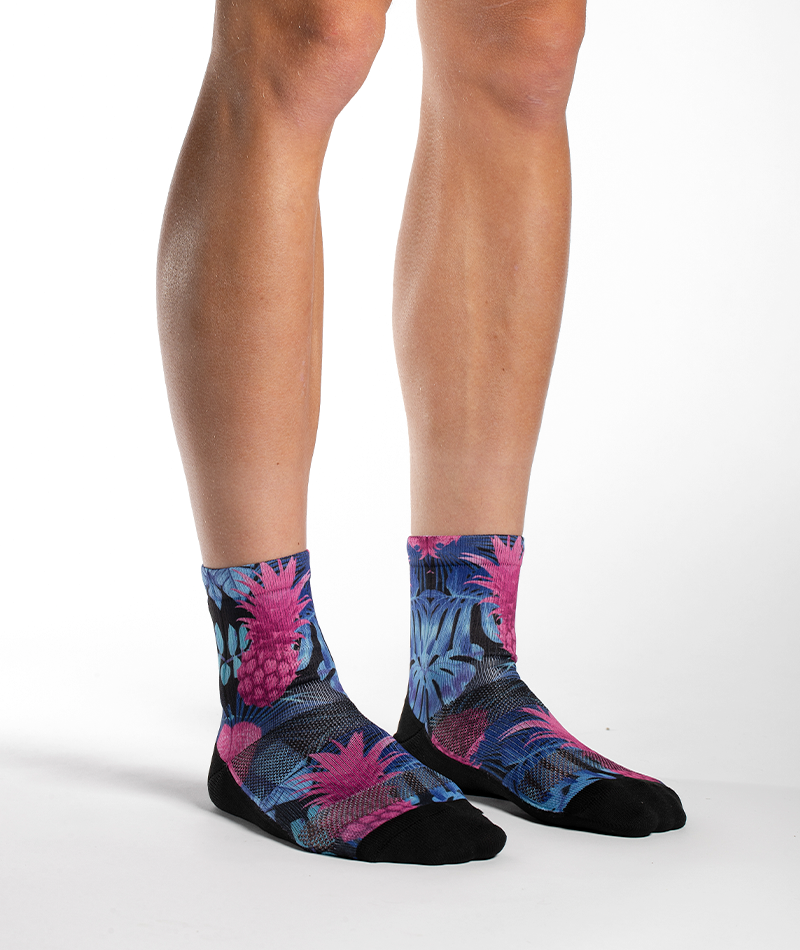 Tropic Like It's Hot Athletic Quarter Socks - Image 3