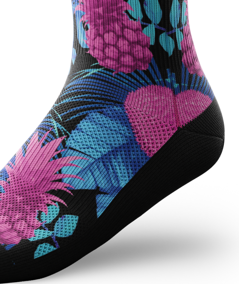 Tropic Like It's Hot Athletic Quarter Socks - Image 8