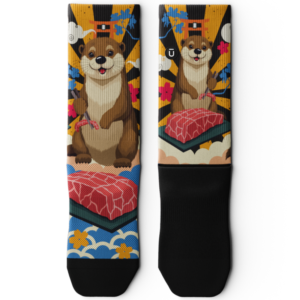 Wagyu Waddle Athletic Crew Socks