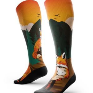 Zero Fox Knee-High Compression Socks