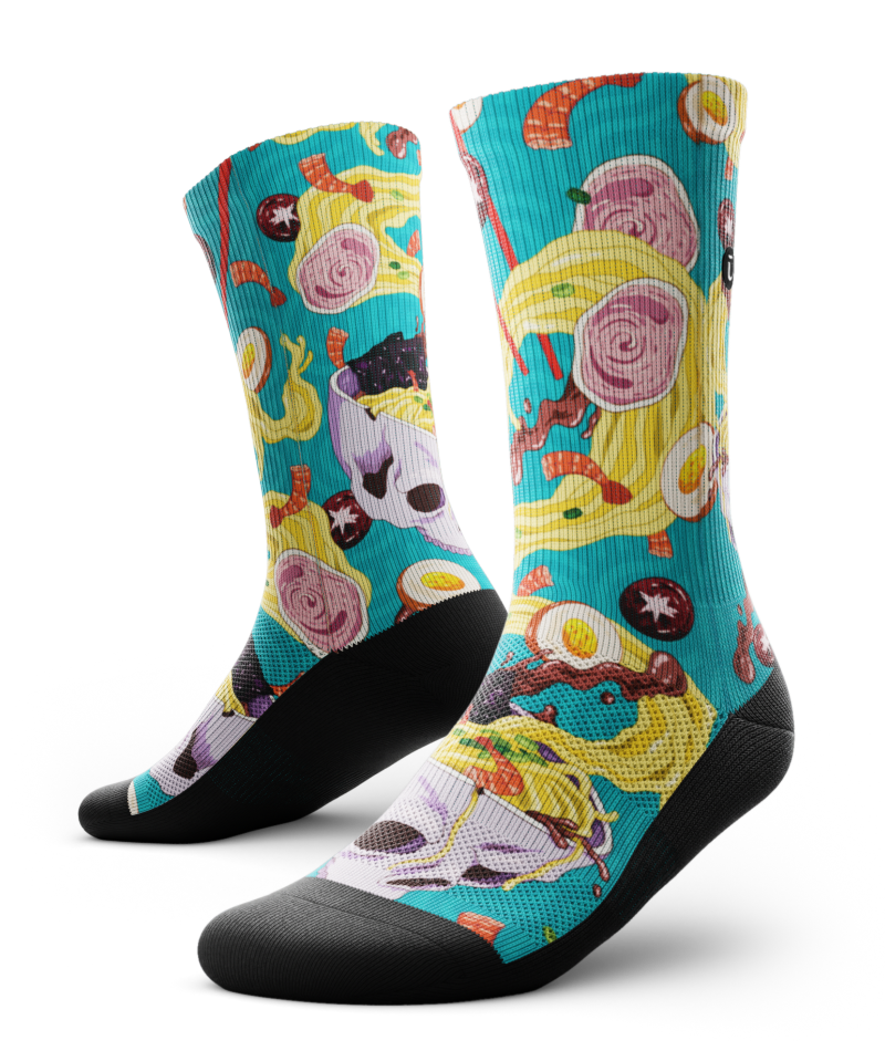 Bone Appetit Athletic Crew Socks