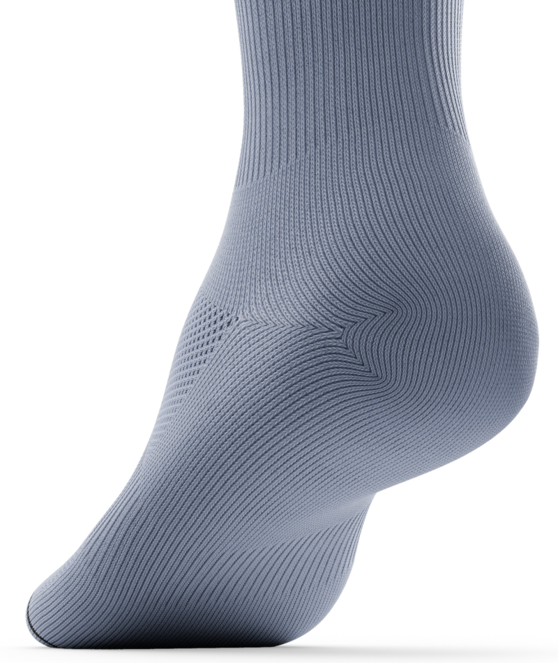 Core Blue Athletic Crew Socks - Image 3
