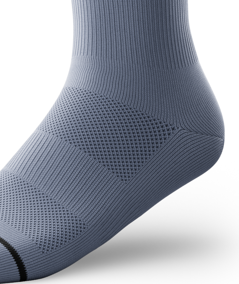 Core Blue Athletic Crew Socks - Image 5