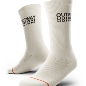 Core Off White Athletic Crew Socks